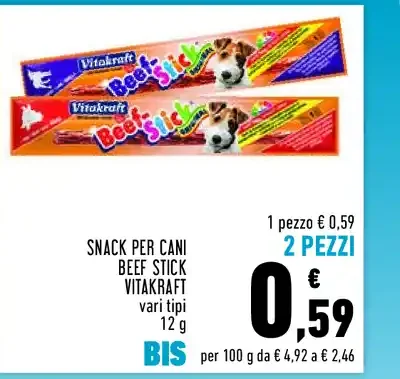 Snack per cani Beer Stick Vitakraft
