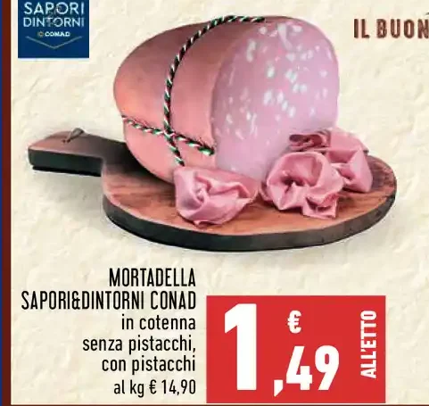 Mortadella con pistacchi
