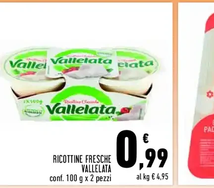 Ricottine fresche Vallelata