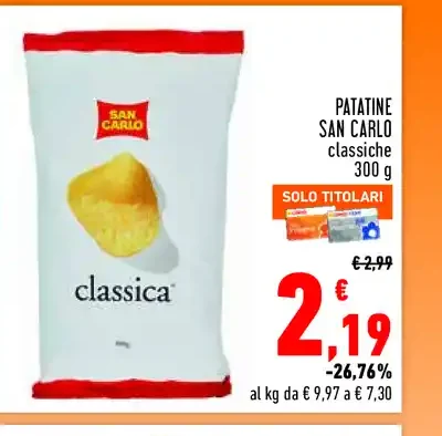 Patatine classiche San Carlo