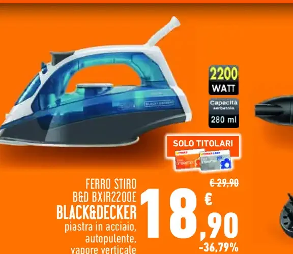 Ferro da stiro Black+Decker