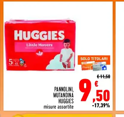 Pannolini mutandina Huggies