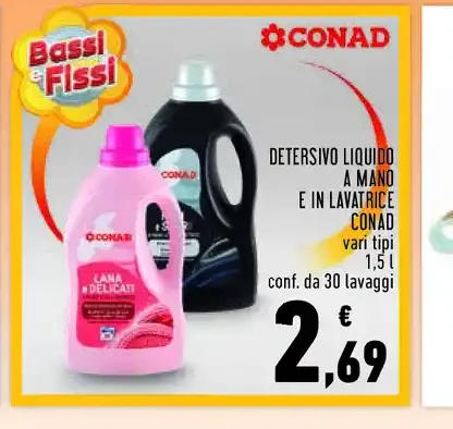 Detersivo liquido Conad