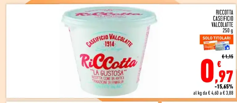 Ricotta Valcolatte