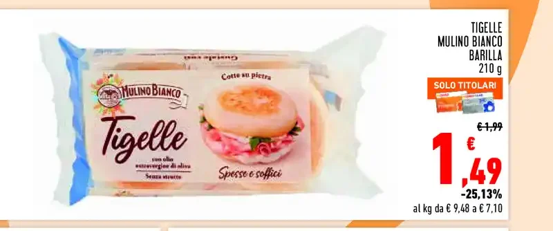 Tigelle Mulino Bianco
