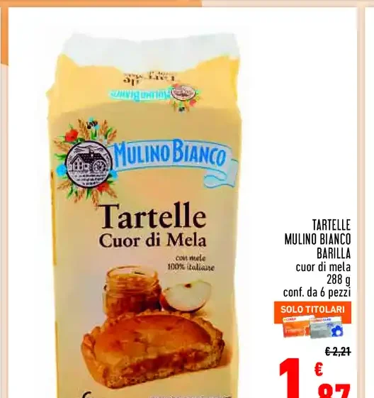 Tartelle Cuor di Mela