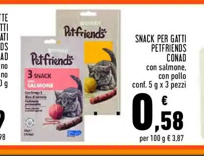 Snack per gatti Petfriends