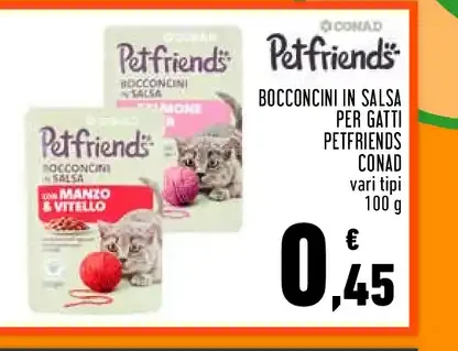 Bocconcini in salsa per gatti Petfriends
