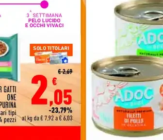 Filettini in salsa per gatti One Purina vari tipi