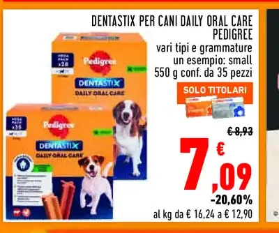 Dentastix per cani Daily Oral Care Pedigree