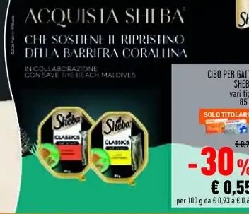 Cibo per gatti Sheba vari tipi
