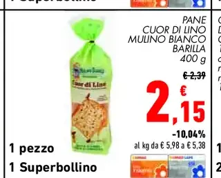Pane Mulino Bianco Barilla