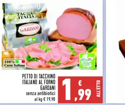 Petto di tacchino italiano al forno Gardani