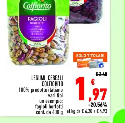 Legumi e cereali