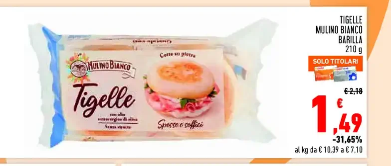 Tigelle Mulino Bianco