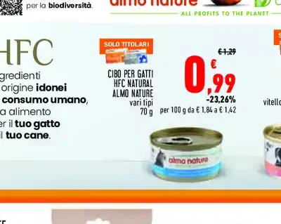 Cibo per gatti HFC Natural Almo Nature