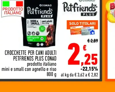 Crocchette per cani adulti Petfriends Plus