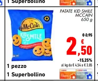 Paté Kid Smile McCain 650 g