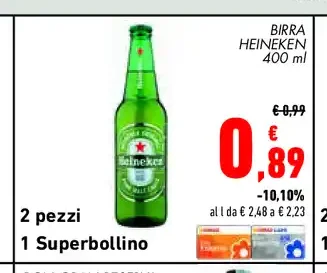 Birra Heineken 400 ml