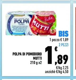Polpa di pomodoro Mutti