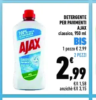 Detergente per pavimenti Ajax
