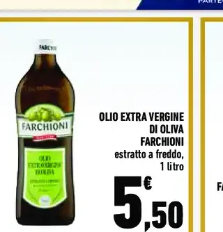 Olio extra vergine di oliva Farchioni