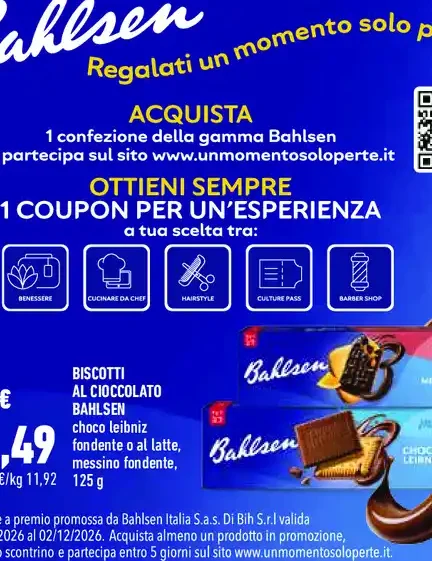 Biscotti al cioccolato Bahlsen