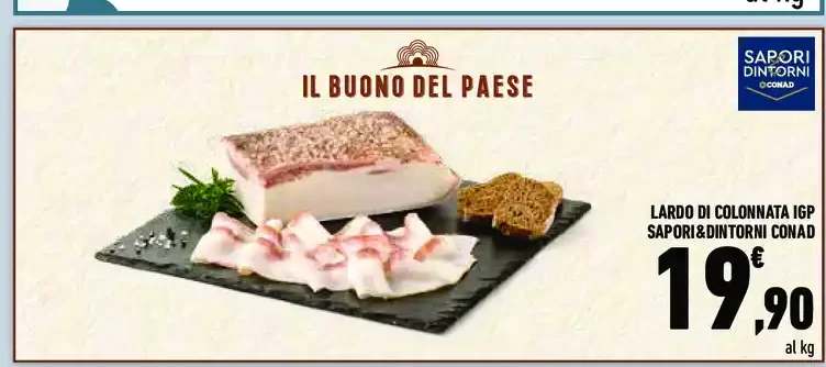 Lardo di Colonnata IGP Sapori&Dintorni Conad