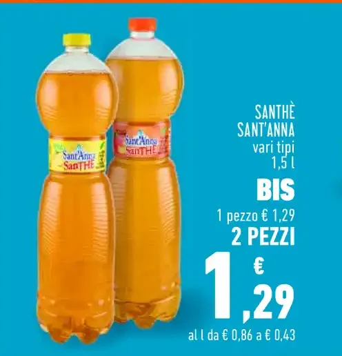 Acqua Sant'Anna naturale