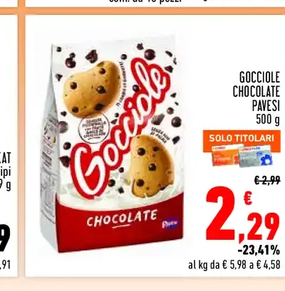 Gocciole al cioccolato