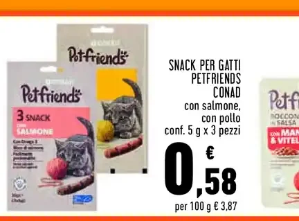 Snack per gatti Petfriends Conad
