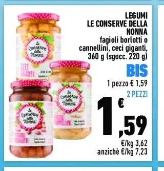 Conserve della Nonna legumi