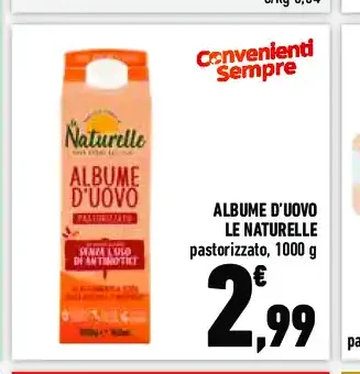 Albume d'uovo Le Naturelle