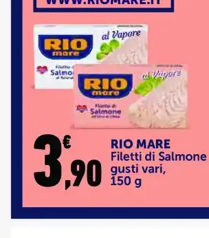 Filetti di salmone Rio Mare