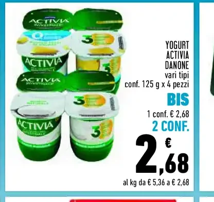 Yogurt Activia Danone