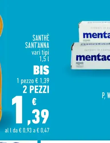 Bibita Sant'Anna SanThè vari tipi 1,5 l