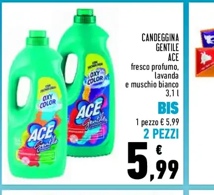 Candeggina delicata Ace 3,1 l
