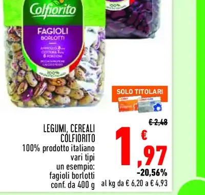 Legumi e cereali Colfiorito