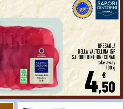 Bresaola della Valtellina IGP Sapori&Dintorni Conad