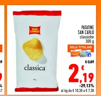 Patatine San Carlo classiche