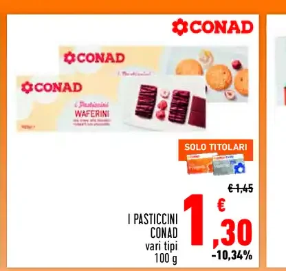 Pasticcini Conad