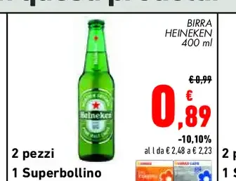 Birra Heineken 400 ml