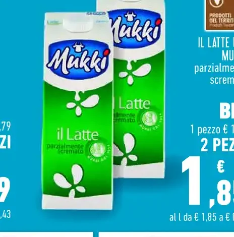 Latte UHT Mukki