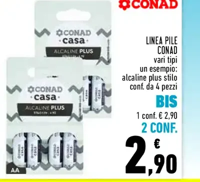 Pile alcaline Conad Casa