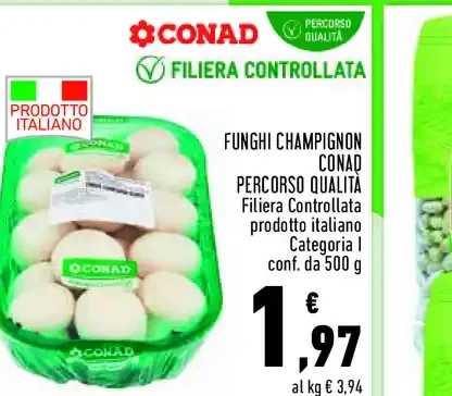 Funghi champignon Conad