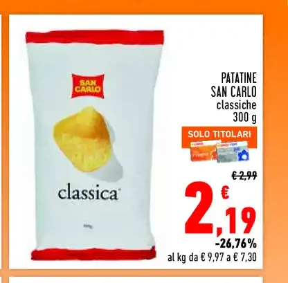 Patatine San Carlo Classica