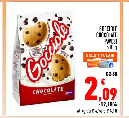 Gocciole chocolate Pavesi