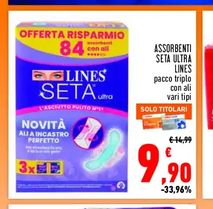 Assorbenti Lines Seta Ultra