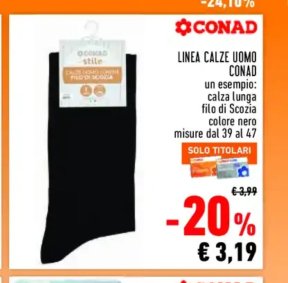 Calze uomo Conad