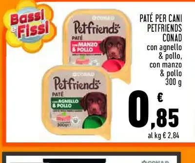 Paté per cani Petfriends Conad